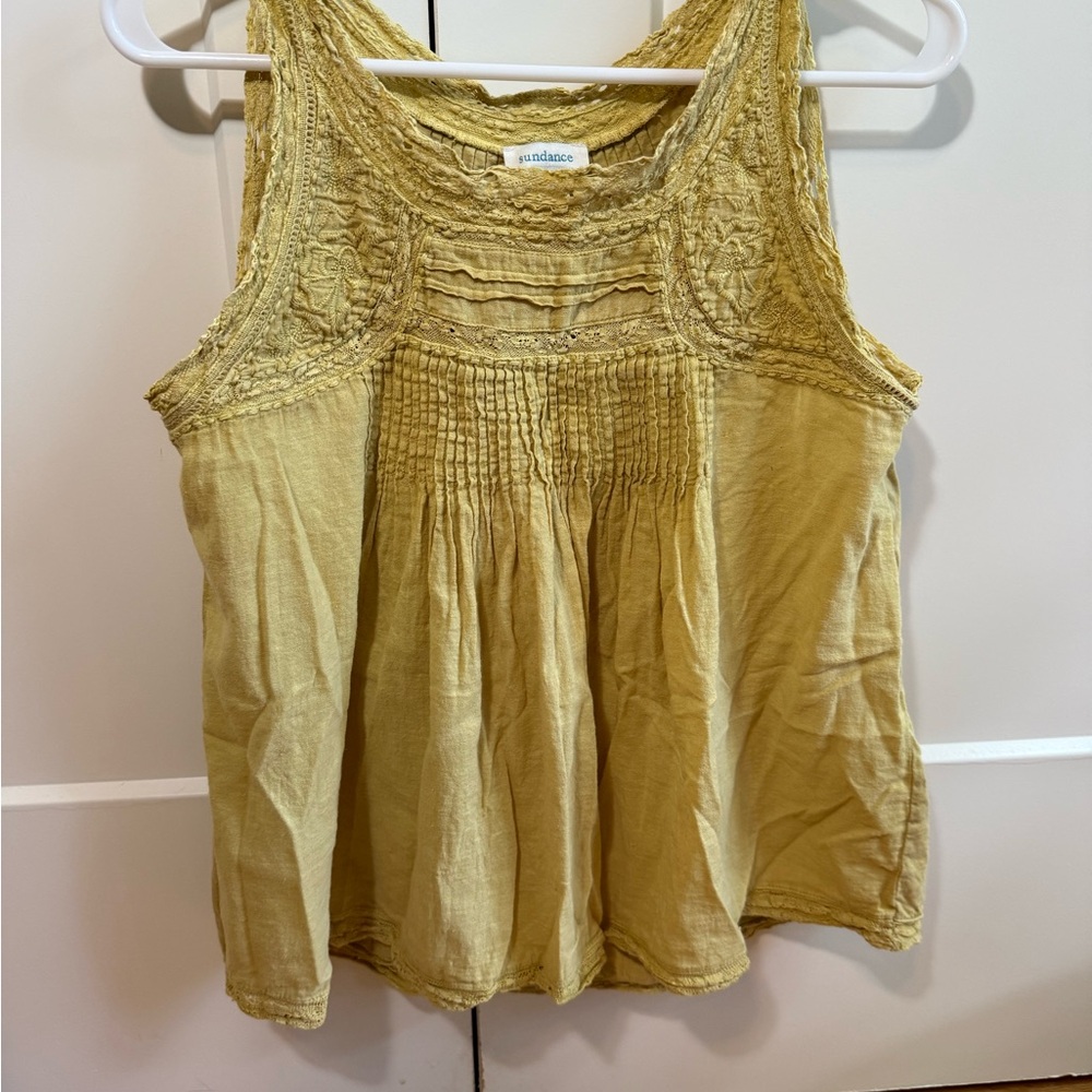 Sundance Yellow Sleeveless Women's Top
